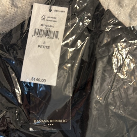 NWT! BANANA REPUBLIC BLACK ASYMMETRICAL FLOUNCE MAXI DRESS - MULTIPLE 🪼 - Picture 6 of 6